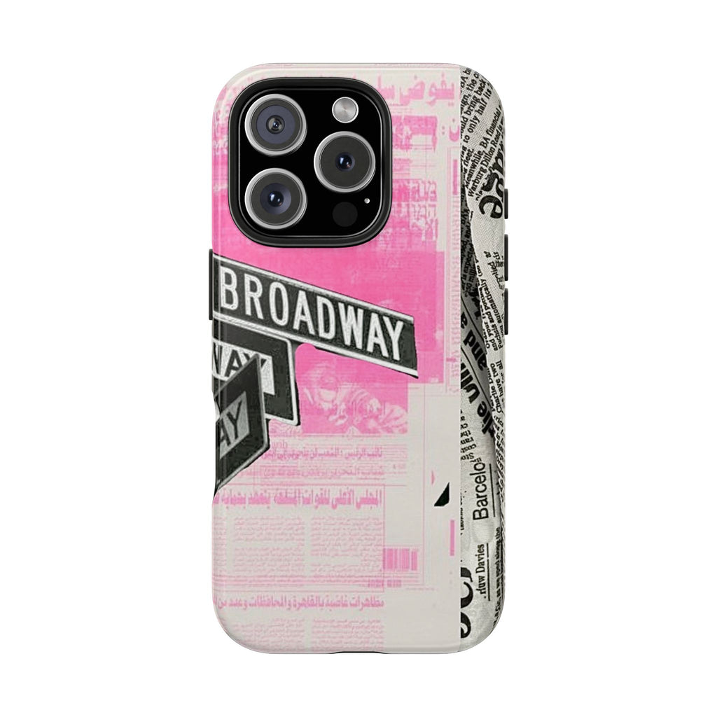 "Meet Me On Broadway" iPhone Case
